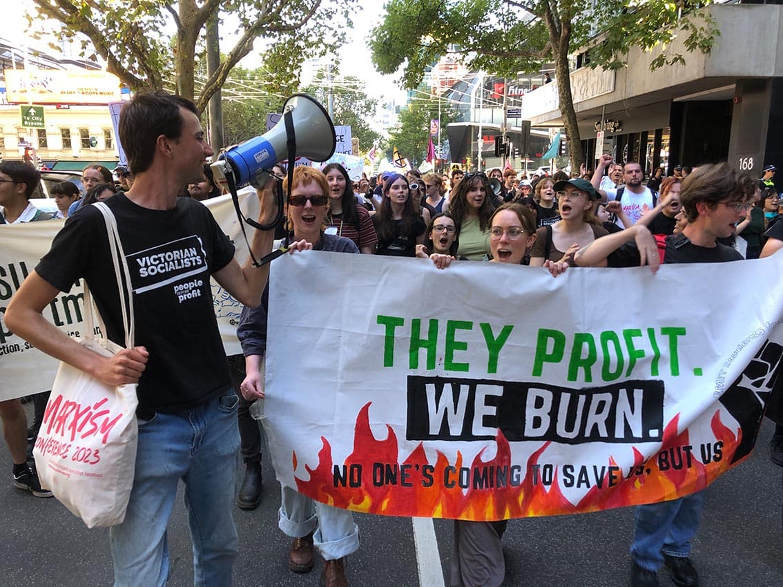 Students protest for climate action