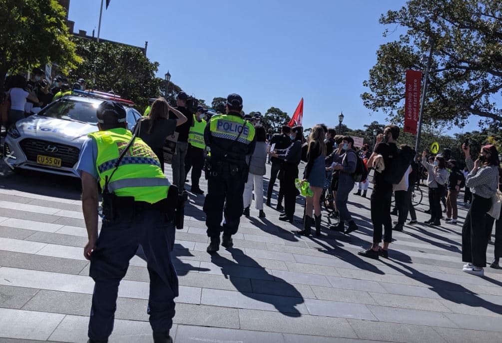 NSW police use health crisis to attack democratic rights 